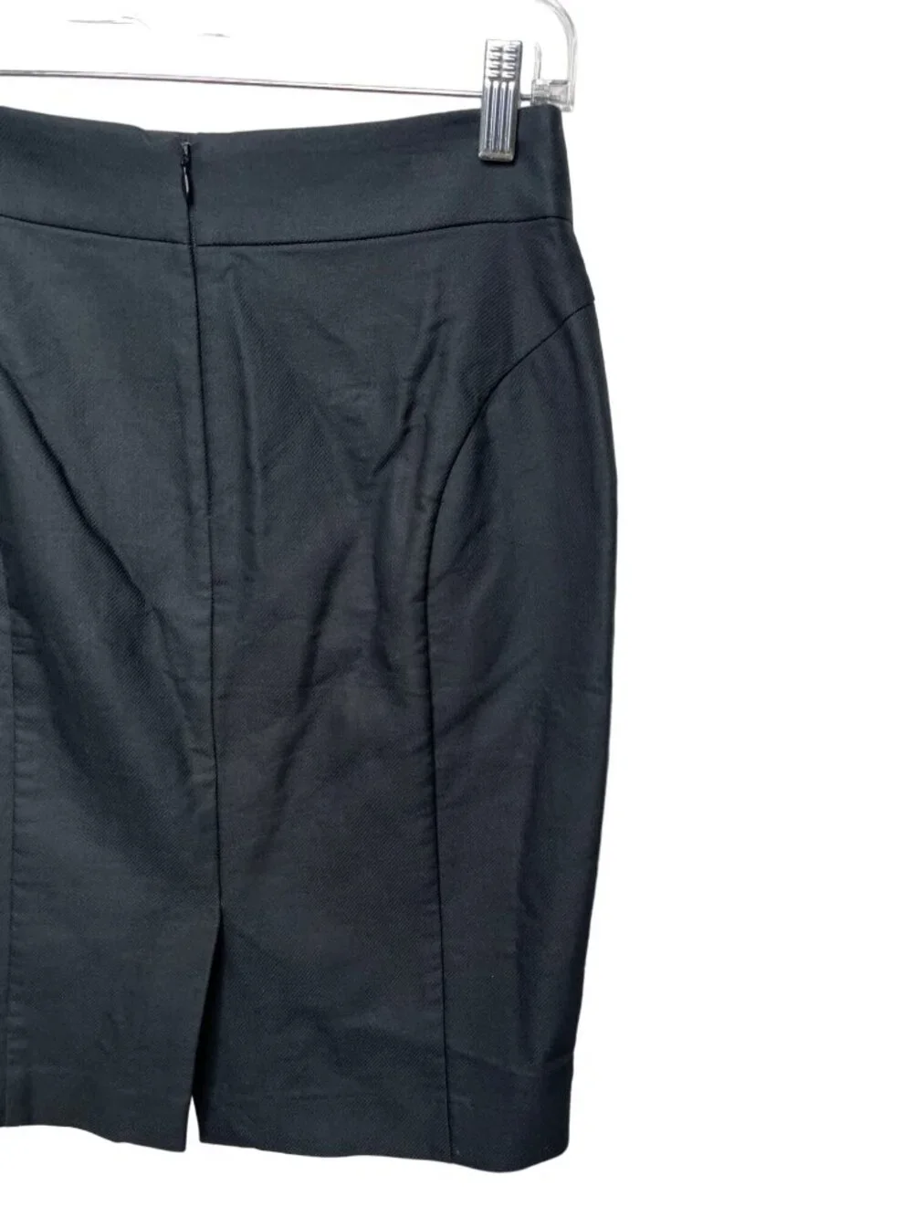 J.Crew Black Cotton Pencil Skirt Women’s 0 XS Classic Career